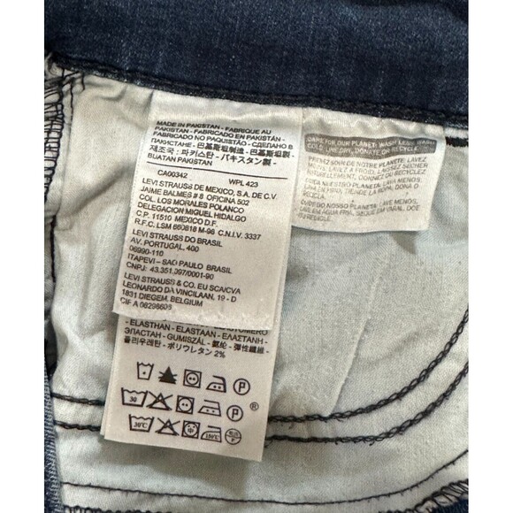 Levi Strauss & Co Women's Jeans Blue Super Skinny Denim Soft S40197 W28 L32 - Picture 12 of 13
